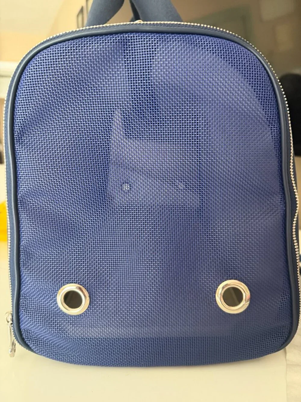 Goyard Voltigeur MM Pet Travel Bag Navy PHW